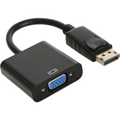 Imagen 1 de ADAPTADOR CONVERSOR DE DISPLAY PORT MACHO A VGA HEMBRA PC NOTEBOOK DELL HP