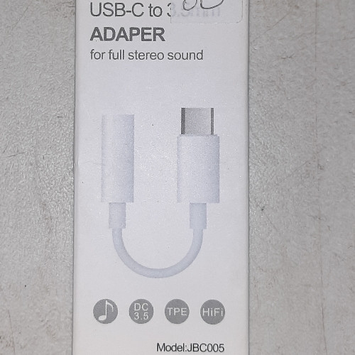 Imagen 1 de ADAPTADOR TIPO C A 3.5 AUDIFONO