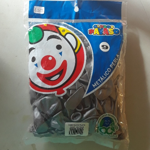 Imagen 1 de  Bolsa de Bombas metálico plata#9