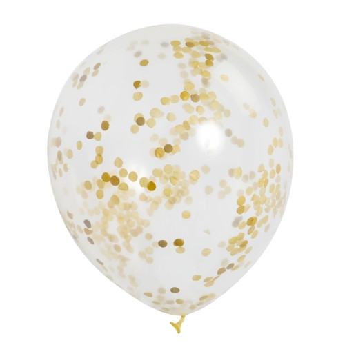 Imagen 1 de Globo confeti no.12 paquete 5 globos