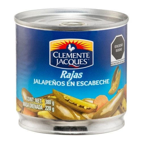 Imagen 1 de Clemente Jacques-Chiles Jalapeños en Rajas 380 gramos 