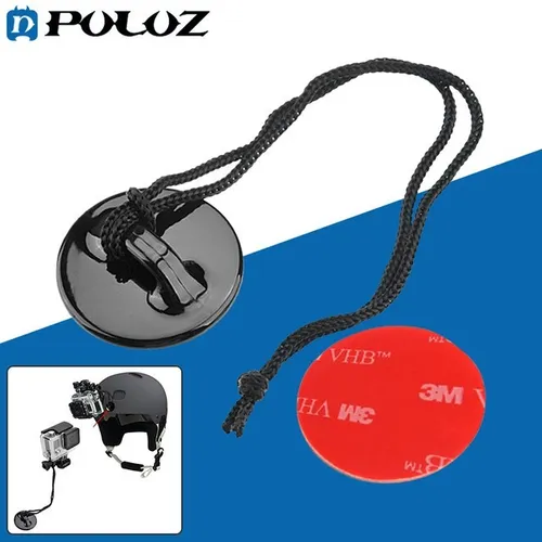 Imagen 1 de Base + Adhesivo 3m + Cordón Anti Perdida Para Gopro Sjcam