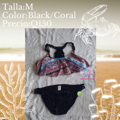 Imagen 1 de Traje de baño 2pz Black coral Arizona