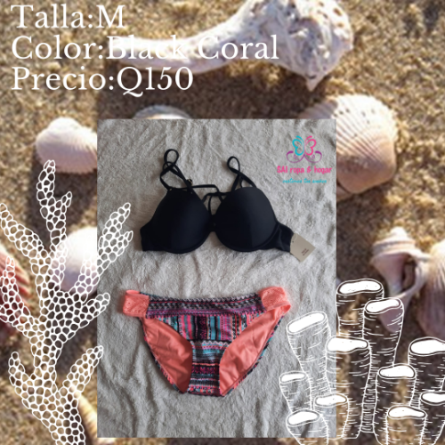 Imagen 1 de Traje de baño 2pz Black coral SO