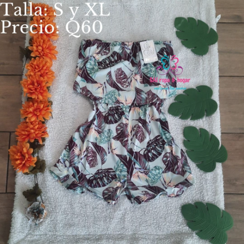 Imagen 1 de enterizo estilo short color celeste