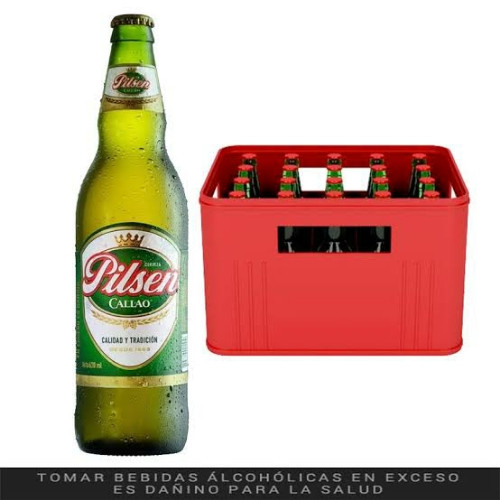 Imagen 1 de CERVEZA PILSEN CALLAO CAJA 12 UND. X 630 ML 