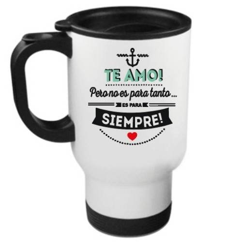 Imagen 1 de Termo de aluminio tipo taza  