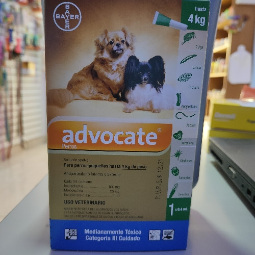 Imagen 1 de Advocate perro 0-4kg