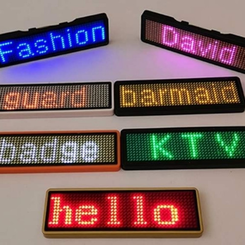 Imagen 1 de LETRERO LED PROGRAMABLES TAMAÑO INSIGNIA