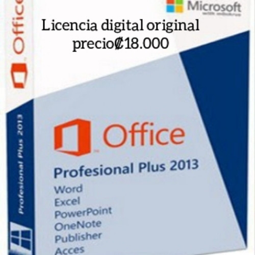 Imagen 1 de Licencia digital original office 2013
