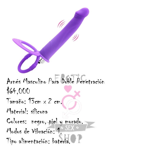 Imagen 1 de Arnes Masculino para Doble Penetracion 