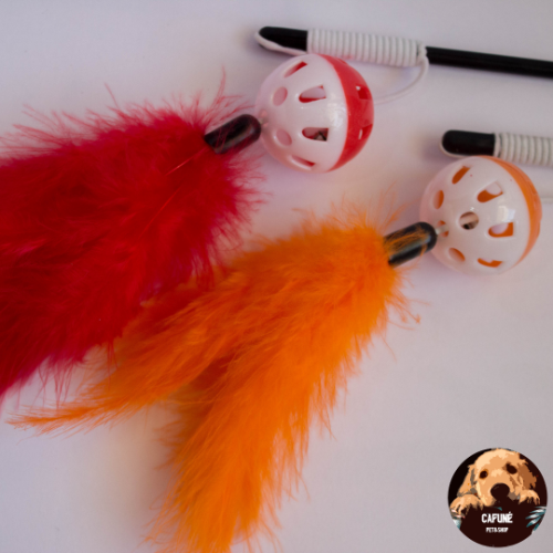 Imagen 1 de Cañas para gatos con plumas