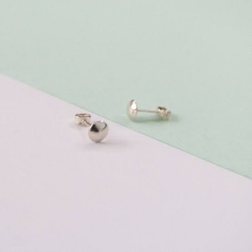 Imagen 1 de Arete abridor lenteja de plata (chico)