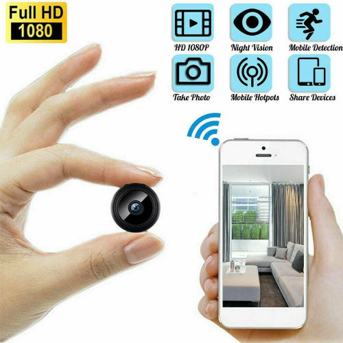 Imagen 1 de Camara Mini Espía Ip Wifi Monitoreo En Tiempo Real Micrófono