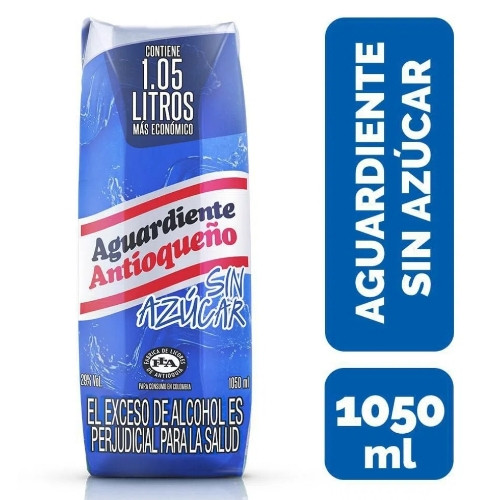 Imagen 1 de Aguardiente Antioqueño Azul 1,050 Litro