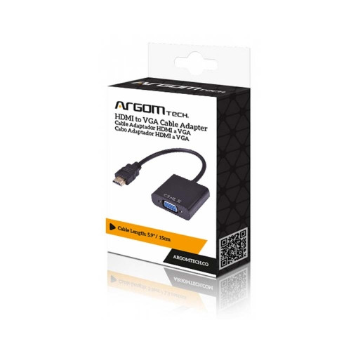 Imagen 1 de Adaptador HDMI a VGA ARG-CB-0055