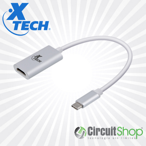 Imagen 1 de Adaptador convertidor de vídeo Tipo C a HDMI Xtech XTC-540