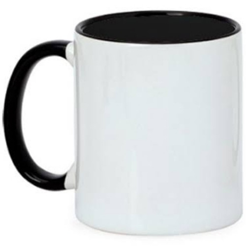Imagen 1 de Taza 11oz con asa y fondo color negro