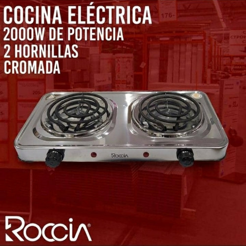 Imagen 1 de Cocina Eléctrica 2 Hornillas Cromada