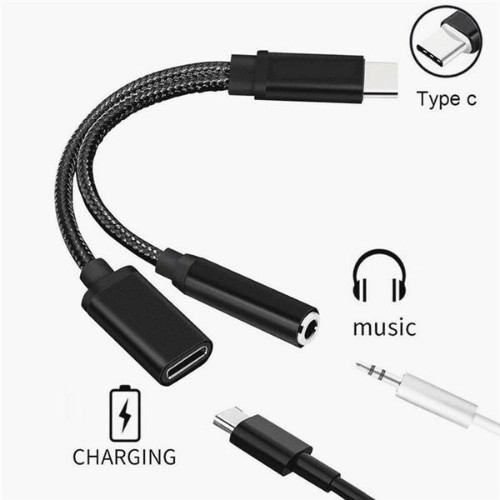 Imagen 1 de Adaptador 2 a 1 (C - Aux.y C)