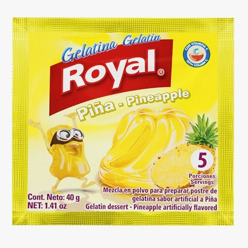 Imagen 1 de Gelatina ROYAL de piña. 