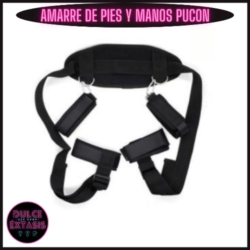 Imagen 1 de Amarre De Pies Y Manos Pucon - Negro