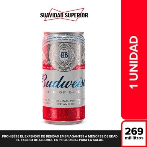 Imagen 1 de Cerveza Budweiser 269 Ml