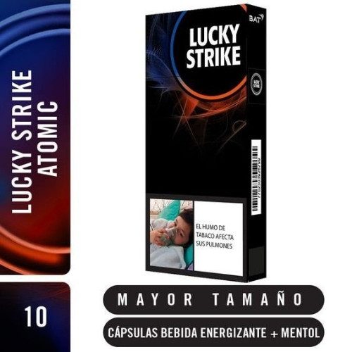 Imagen 1 de Cigarrillo Lucky Strike Atomic Extra Largo