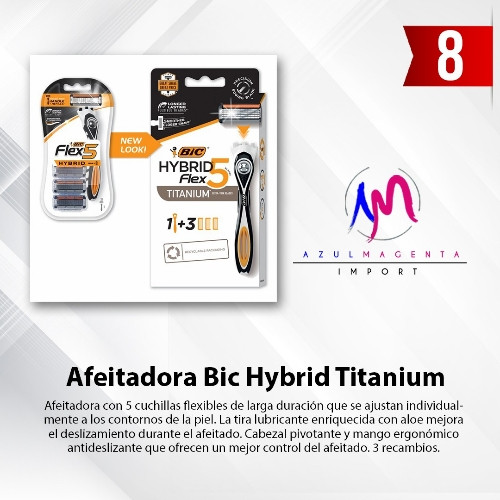 Imagen 1 de Afeitadora Bic Hybrid 5Flex