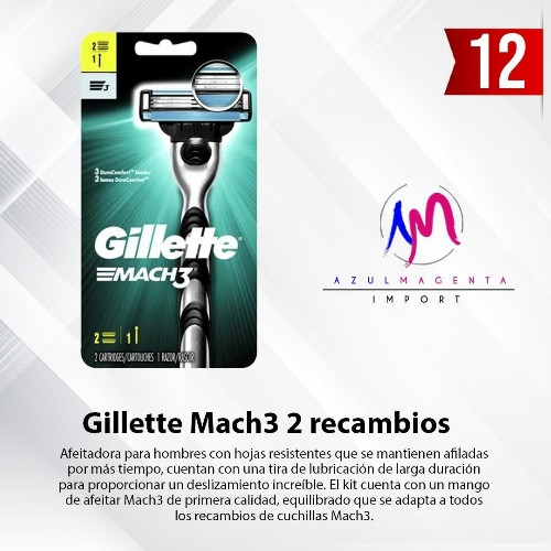 Imagen 1 de Afeitadora Gillette Mach3 Doble