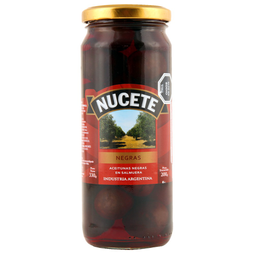 Imagen 1 de Aceitunas Nucete Negras 330g