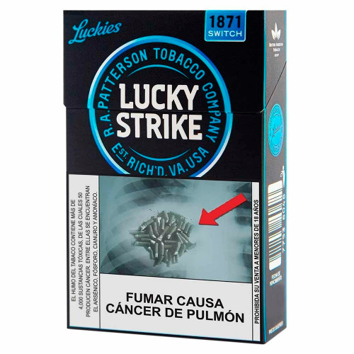 Imagen 1 de LUCKY STRIKE AZUL CAJETILLA X20 UNID.