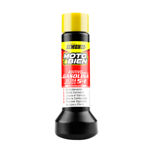 Imagen 1 de Aditivo Gasolina 5 en 1 Ultra Sintético 60 ml Moto Bien 