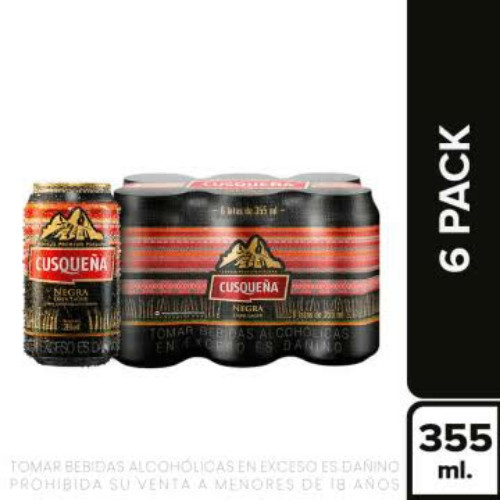 Imagen 1 de Cerveza Cuzqueña Malta Lata x 355 ml.