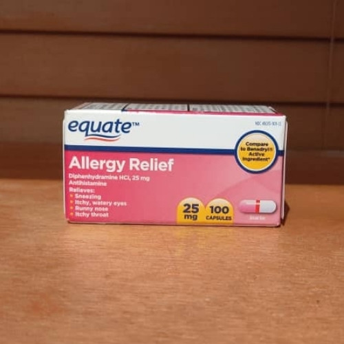 Imagen 1 de Allergy Relief Equate 25mg x 100