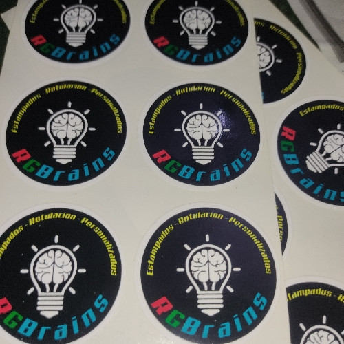 Imagen 1 de 750stickers de 3cm