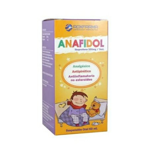 Imagen 1 de Anafidol 100mg/5ml (Ibuprofeno) 60ml