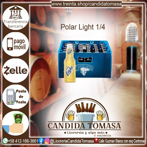 Imagen 1 de Cerveza Polar Light 222ml por unidad