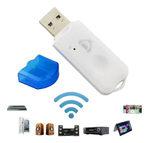 Imagen 1 de Adaptador Usb Receptor De Musica Audio Bluetooth Carro