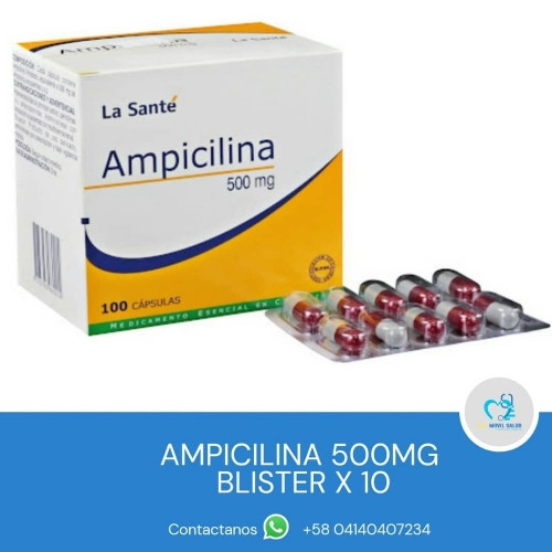 Imagen 1 de Ampicilina 500mg