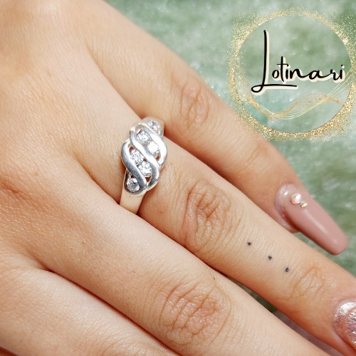 Imagen 1 de Anillo Circón Entrelazado