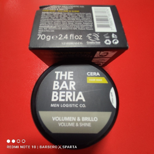 Imagen 1 de THE BARBERIA cera/ volumen & brillo 