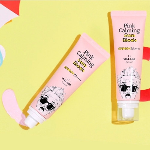 Imagen 1 de 11 Village Factory Pink Calming Sun Block SPF50+