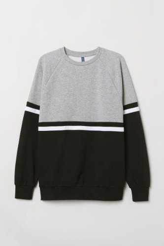 Imagen 1 de Buzo Hombre bicolor  Gris y Blanco