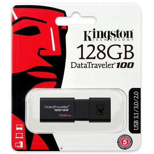 Imagen 1 de 003 - MEMORIA FLASH USB KINGSTON DT100G3 128GB DT100 G3