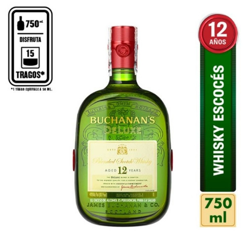 Imagen 1 de Buchanan's Deluxe 12 Años Botella