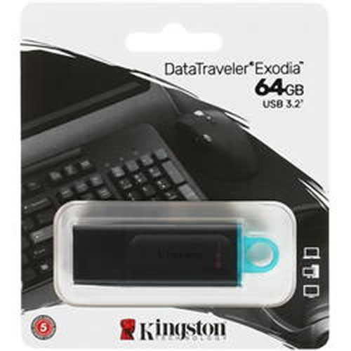 Imagen 1 de 010 - MEMORIA FLASH USB KINGSTON DTX 64GB