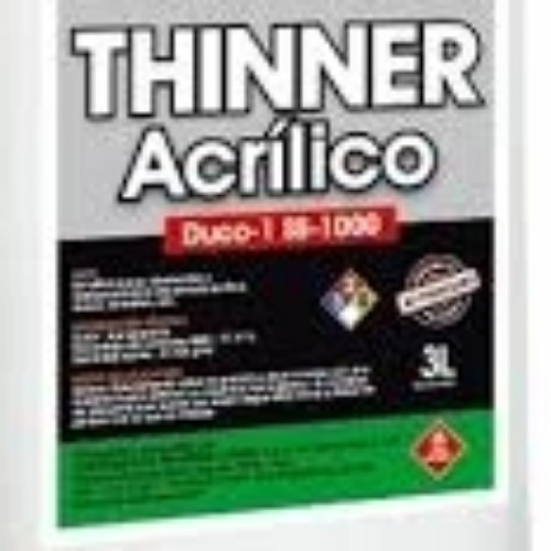 Imagen 1 de 1 Garrafa Thinner Acrílico 