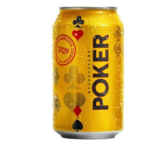Imagen 1 de Cerveza poker lata x 330