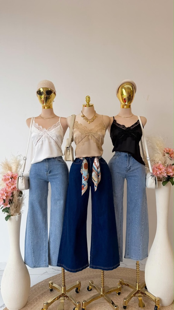 Imagen 1 de Blusa tirante encaje